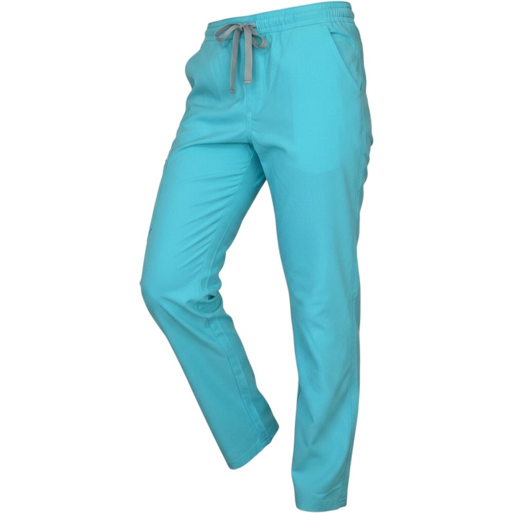FIGS Scrub Pants Womens Small Aqua Blue Technical Collection Cargo Pockets